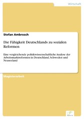 Die Fähigkeit Deutschlands zu sozialen Reformen