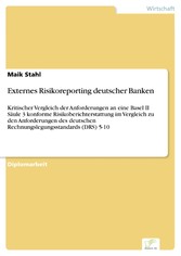 Externes Risikoreporting deutscher Banken