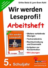 Wir werden Leseprofi 5 - Arbeitsheft