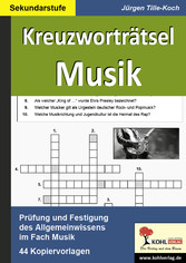 Kreuzworträtsel Musik