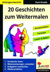 20 Geschichten zum Weitermalen - Band 1 (1./2. Schuljahr)