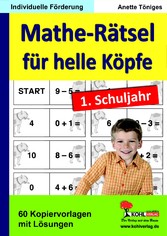 Mathe-Rätsel für helle Köpfe / 1. Schuljahr