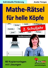 Mathe-Rätsel für helle Köpfe / 2. Schuljahr