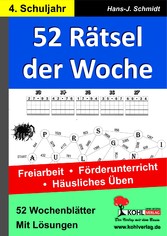 52 Rätsel der Woche / 4. Schuljahr