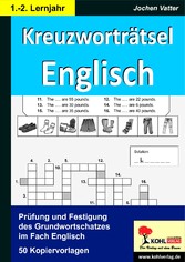 Kreuzworträtsel Englisch  /  1.-2. Lernjahr