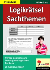 Logikrätsel Sachthemen