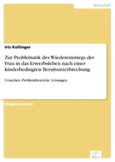 Zur Problematik des Wiedereinstiegs der Frau in das Erwerbsleben nach einer kinderbedingten Berufsunterbrechung