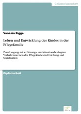 Leben und Entwicklung des Kindes in der Pflegefamilie