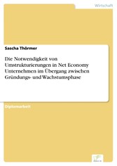 Die Notwendigkeit von Umstrukturierungen in Net Economy Unternehmen im Übergang zwischen Gründungs- und Wachstumsphase