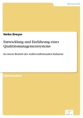 Entwicklung und Einführung eines Qualitätsmanagementsystems