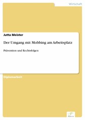 Der Umgang mit Mobbing am Arbeitsplatz