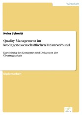 Quality Management im kreditgenossenschaftlichen Finanzverbund