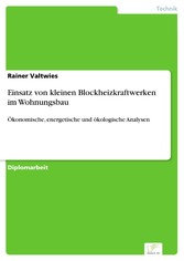 Einsatz von kleinen Blockheizkraftwerken im Wohnungsbau