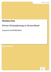 Private Finanzplanung in Deutschland