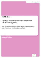 Der Ein- und Zweifamilienhausbau der 1950er/ 60er Jahre