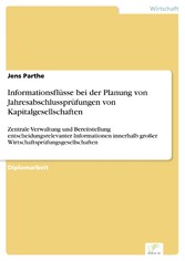 Informationsflüsse bei der Planung von Jahresabschlussprüfungen von Kapitalgesellschaften