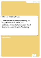 Chancen der Markterschließung im südostasiatischen Raum für mittelständische Unternehmen durch Kooperation im Bereich Marketing