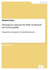 Nutzung des Internet für KMU im Bereich der Servicepolitik