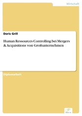 Human Ressources Controlling bei Mergers & Acquisitions von Großunternehmen