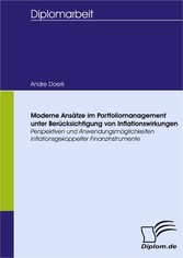 Moderne Ansätze im Portfoliomanagement unter Berücksichtigung von Inflationswirkungen