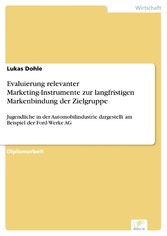 Evaluierung relevanter Marketing-Instrumente zur langfristigen Markenbindung der Zielgruppe