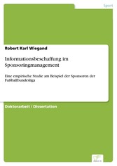 Informationsbeschaffung im Sponsoringmanagement