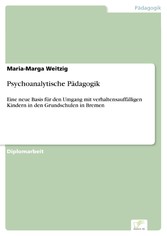 Psychoanalytische Pädagogik