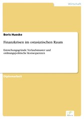 Finanzkrisen im ostasiatischen Raum