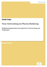 Neue Entwicklung im Pharma-Marketing