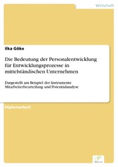 Die Bedeutung der Personalentwicklung für Entwicklungsprozesse in mittelständischen Unternehmen