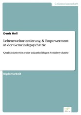 Lebensweltorientierung & Empowerment in der Gemeindepsychatrie