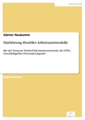 Einführung flexibler Arbeitszeitmodelle