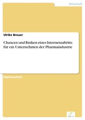 Chancen und Risiken eines Internetauftritts für ein Unternehmen der Pharmaindustrie