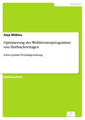 Optimierung des Weltliteraturprogramms von Hörbuchverlagen