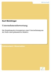 Unternehmensbewertung