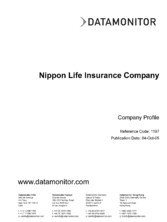 Company Profile Financial Services: Nippon Life Insurance Company