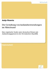 Die Gestaltung von Auslandsentsendungen im Mittelstand