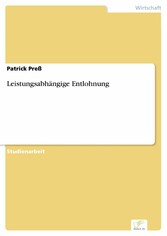 Leistungsabhängige Entlohnung