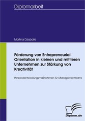 Förderung von Entrepreneurial Orientation in kleinen und mittleren Unternehmen zur Stärkung von Kreativität