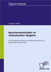 Beschwerdeverhalten im interkulturellen Vergleich