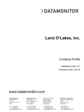 Company Profile Food: Land O'Lakes, Inc.