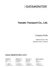 Company Profile Automotive: Yamato Transport Co., Ltd.