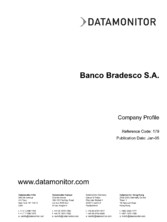 Company Profile Financial Services: Banco Bradesco S.A.