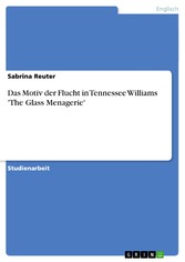 Das Motiv der Flucht in Tennessee Williams 'The Glass Menagerie'