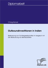 Outboundinvestitionen in Indien