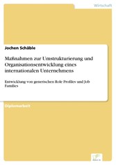 Maßnahmen zur Umstrukturierung und Organisationsentwicklung eines internationalen Unternehmens