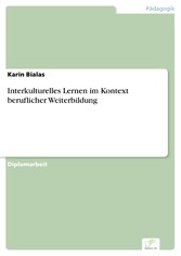 Interkulturelles Lernen im Kontext beruflicher Weiterbildung