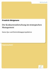 Die Konkurrenzforschung im strategischen Management