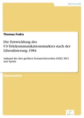 Die Entwicklung des US-Telekommunikationsmarktes nach der Liberalisierung 1984