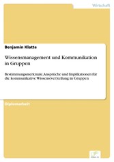 Wissensmanagement und Kommunikation in Gruppen